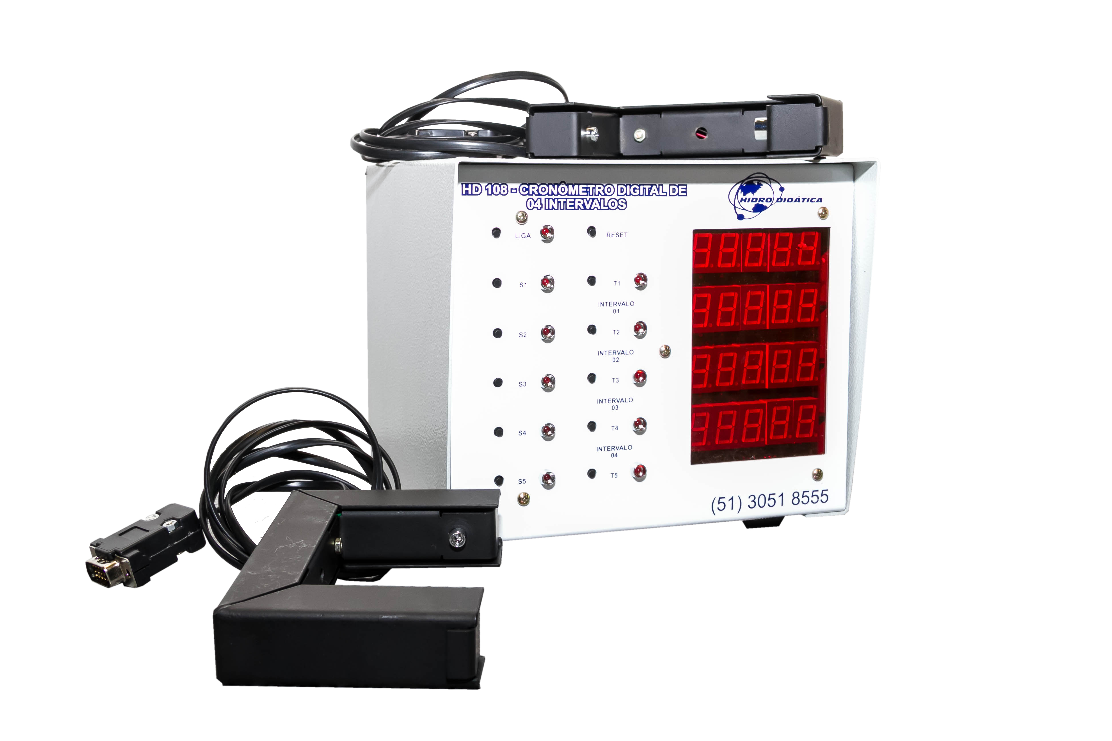HD108 CRONÔMETRO DIGITAL DE 04 INTERVALOS
