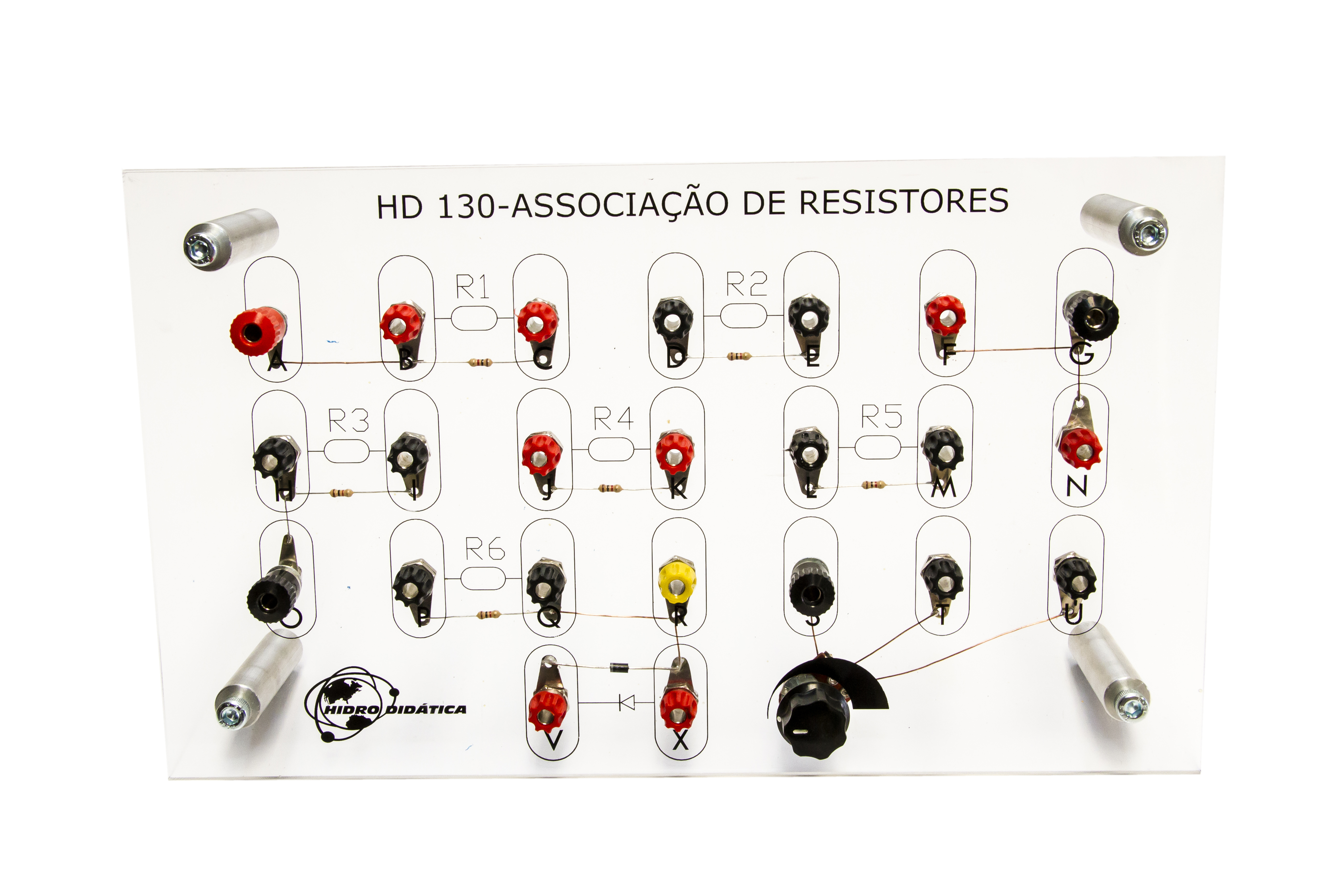HD130 PAINEL PARA ASSOCIAÇÃO DE RESISTORES