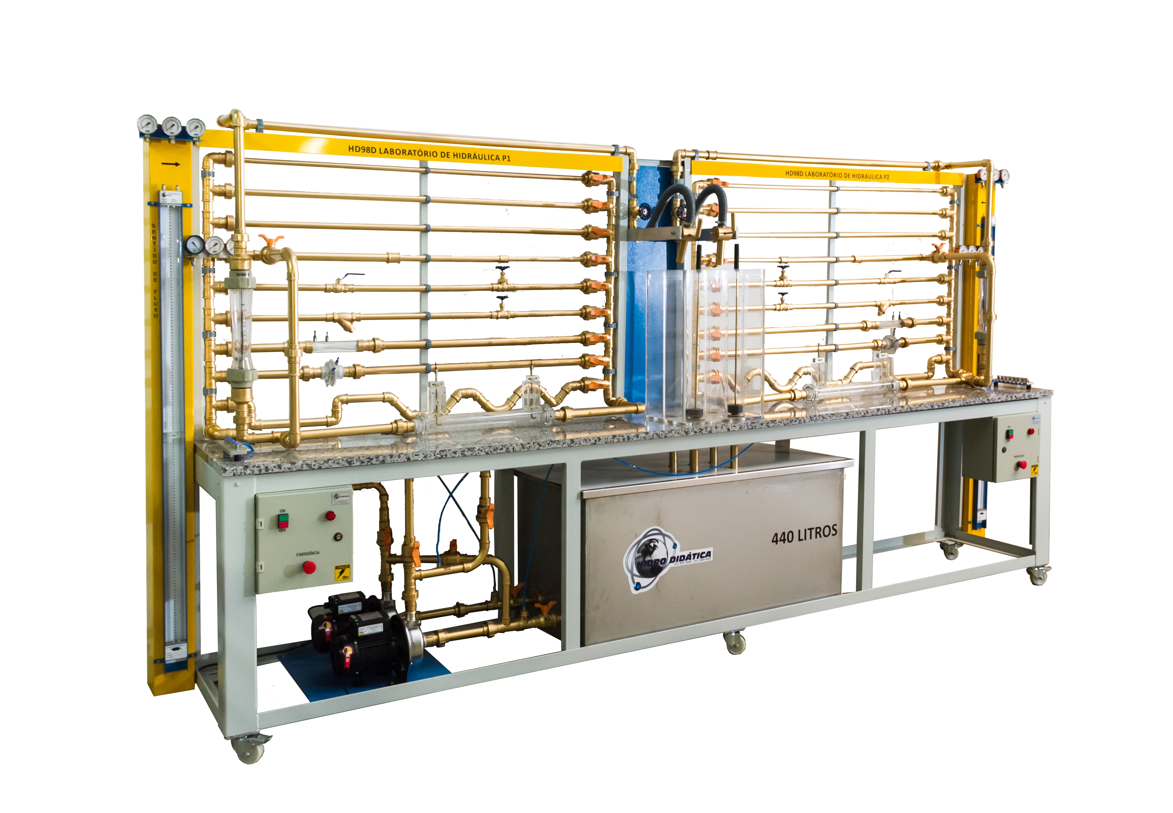HD98D BANCADA DE TUBULAÇÃO FECHADA DUPLA