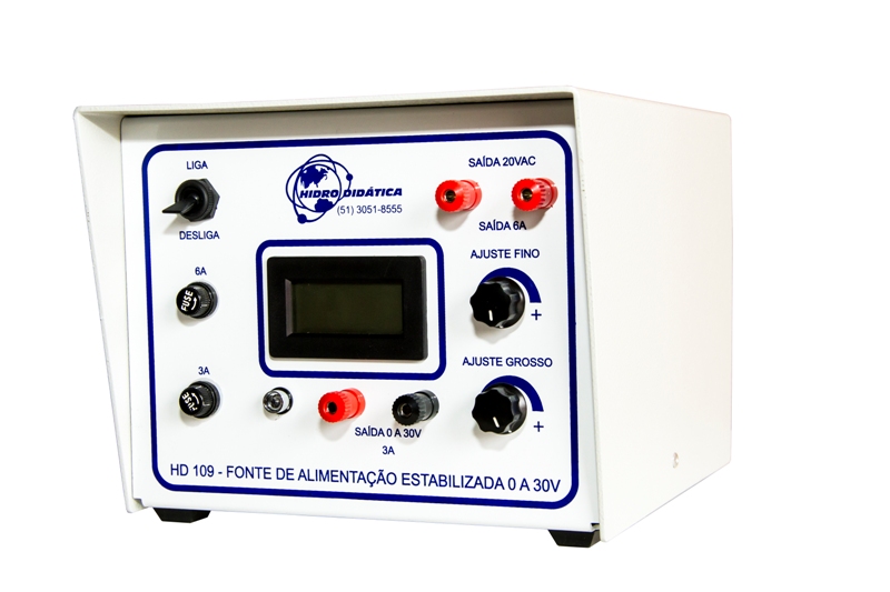 HD109.1 FONTE DE ALIMENTAÇÃO 0-32V DC – 0~3A